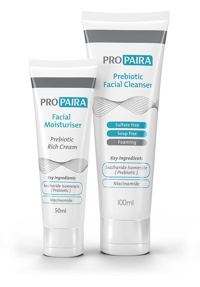 Prebiotic Facial Moisturiser & Prebiotic Facial Cleanser for Microbiome Diversity