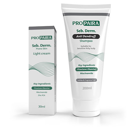 Anti Dandruff Seb. Derm. Shampoo 200ml & Light Cream 30ml